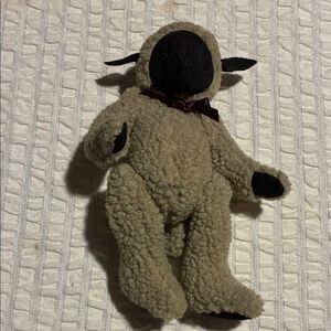 Boyds Bears Cream and Black Sheep Plush